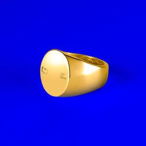 9ct Ovaled Signet Ring